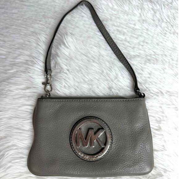 Michael Kors Gray Wristlet - Picture 1 of 8